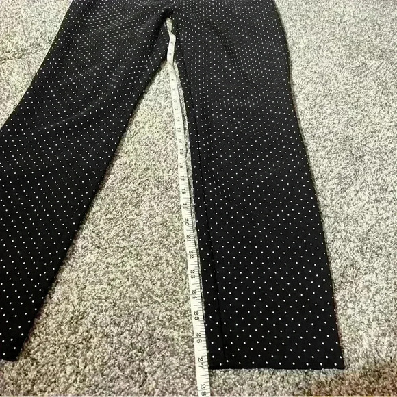 Zara Basic Women's Size S Black White Polka Dot Dress Ankle Pants Slacks - Picture 2 of 9